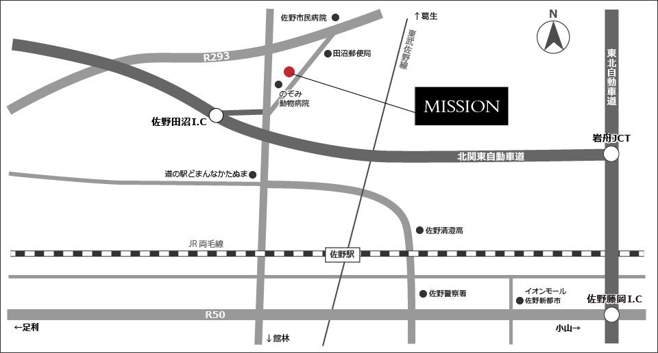 MISSION周辺マップ